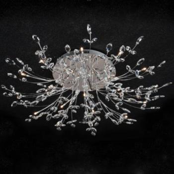 Lustre Grand plafonnier avec télécommande 98 cm en Lustre Grand plafonnier avec