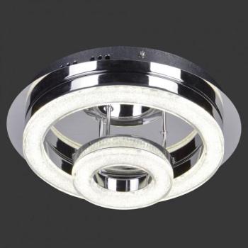 Lustre Plafonnier LED cristal 2 cercles - Planet
