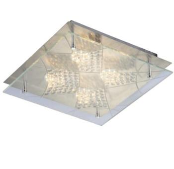 Lustre Plafonnier LED carré 30 cm - Solaris - EN S