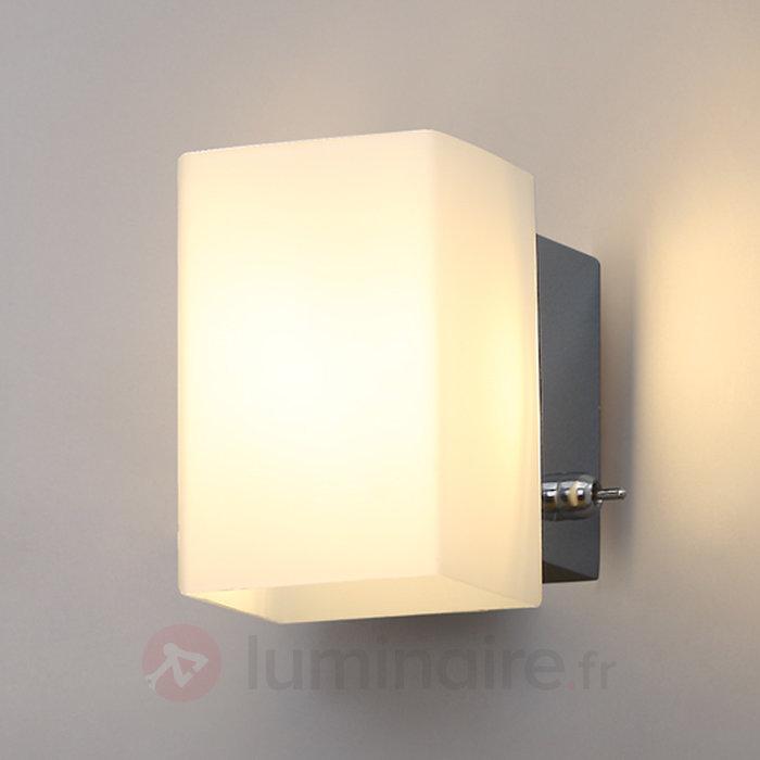 Applique LED angulaire Olivier avec interrupteur