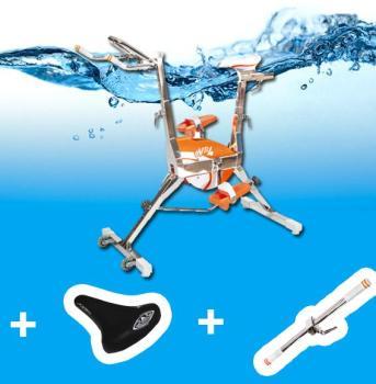 Velo piscine WR4 +selle confort + barre Multitrain