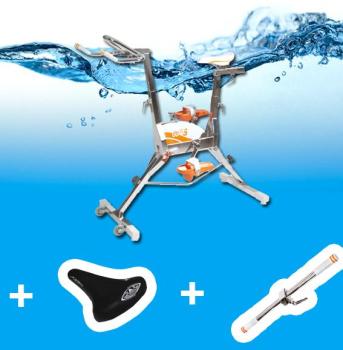 Velo Aquatique WR5+ selle Grand Confort + Barre Mu