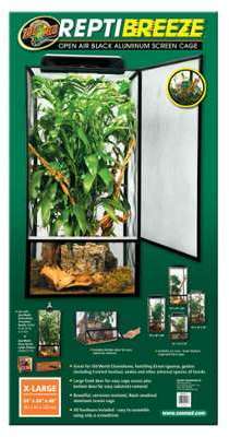 Zoomed - Terrarium ReptiBreeze Grillagé NT-13 pour Zoomed - Terrarium ReptiBreeze