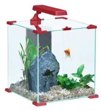 Aquarium complet NanoLife Cube Rouge Zolux 20 litr