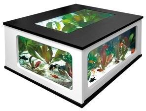 Aquarium Table 310L noir blanc Aquarium Table 310L noir blanc