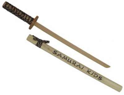 Katana en bois pour enfant