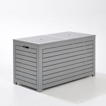 Coffre de rangement extérieur rectangulaire, acaci