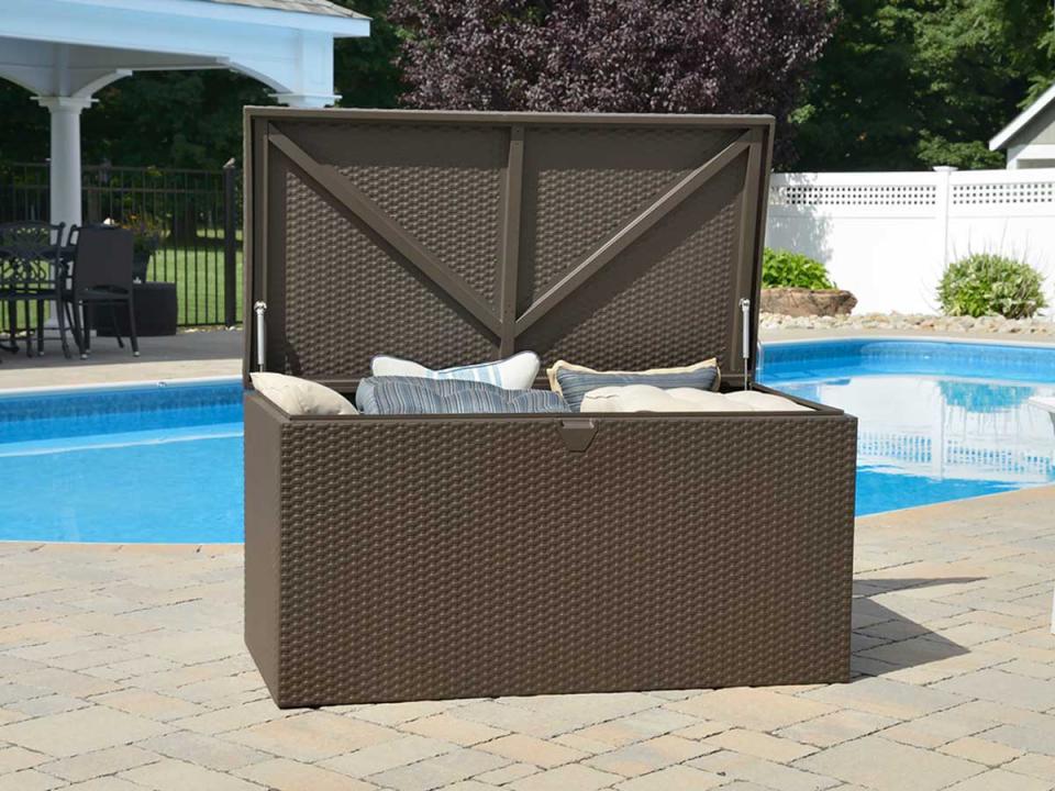 Coffre jardin métal 509L - 133 x 70 x 65 cm - Espr