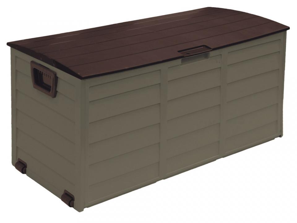 Coffre jardin Trinidad - 114 x 51 x 56 cm - Moka