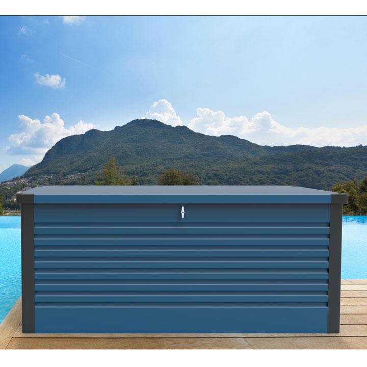 Coffre de Rangement Design Patiobox Bleu Coffre de Rangement Design