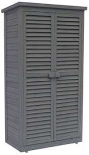 Armoire de jardin Space - 87 x 46 5 x 160 cm - Anthracite Armoire de jardin Space -