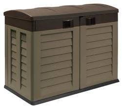 Petit abri de jardin 900L moka