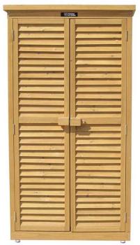 Armoire de jardin Space - 87 x 46 5 x 160 cm - Marron Armoire de jardin Space -