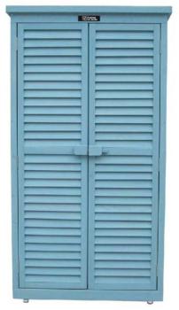 Armoire de jardin Space - 87 x 46 5 x 160 cm - Bleu Armoire de jardin Space -