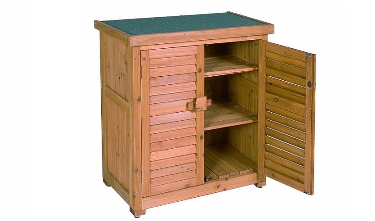 ARMOIRE BASSE EXTÉRIEURE EN BOIS - Modèle Cabi - 2