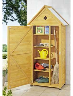 Abri de jardin en bois 70 x 35,5 x 177 cm - ZOOPET