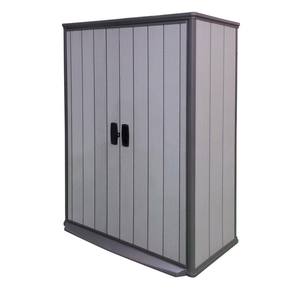 Armoire de Jardin Brossium 1560 L Aspect Bois Gris Armoire de Jardin Brossium
