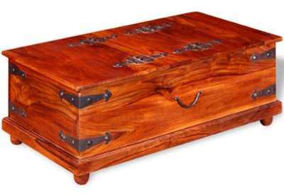 VidaXL Coffre de rangement Bois massif Sesham 90 x VidaXL Coffre de rangement