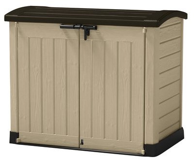 Coffre de rangement Multifonctions 1200 L - Toit Courbé Coffre de rangement Multifonctions