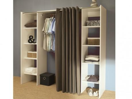 Dressing extensible EMERIC - L.112/185 cm - Blanc