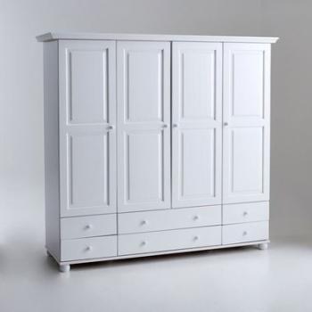 Armoire pin massif, penderie lingère, Harold - La