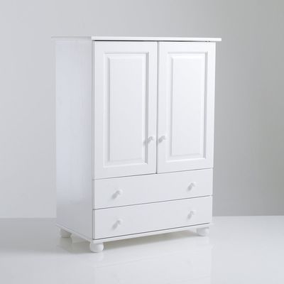 Armoire pin massif, H120 cm, lingère, Redmond - La