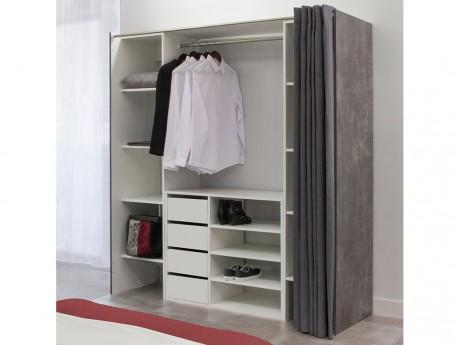 Ensemble dressing + meuble de rangement EMERIC - B