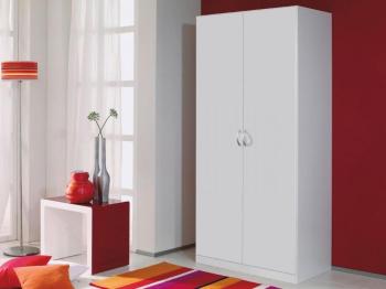 Armoire CASA 2 portes (penderie) blanc Armoire CASA 2 portes (penderie)
