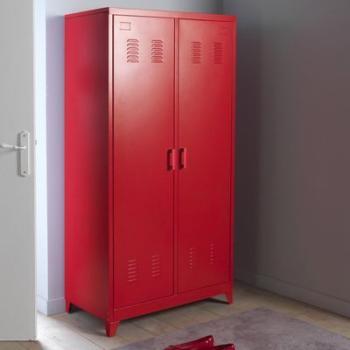 Armoire vestiaire, métal, 2 portes, Hiba - La Redo