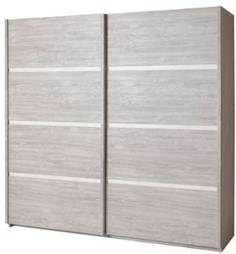 Armoire 2 portes coulissantes - PEPINO - L 220 x l Armoire 2 portes coulissantes