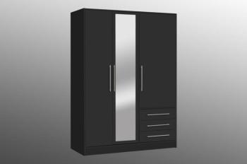 Chambres Armoires Armoire 3 portes 3 tiroirs Jul