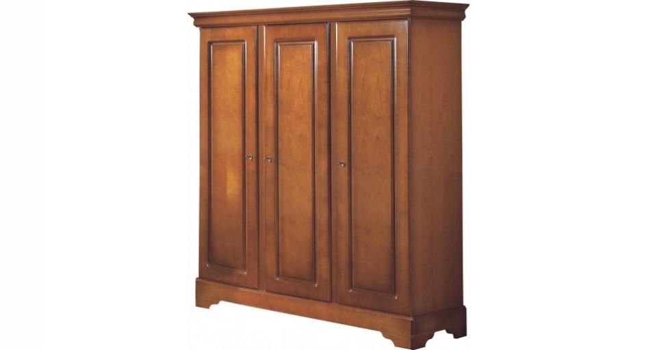Armoire merisier 3 portes