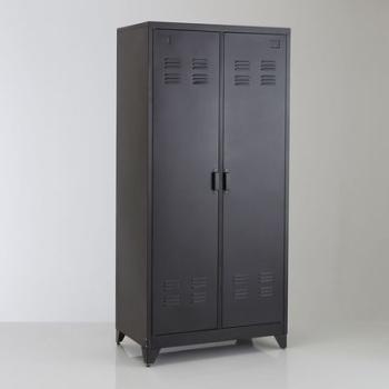 Armoire vestiaire, métal, 2 portes, Hiba - La Redo