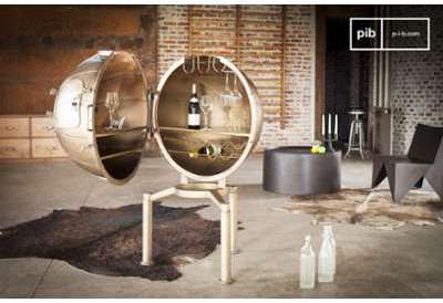 Bar industriel globe Jules Vernes Bar industriel globe Jules