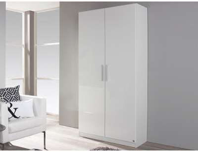 Armoire penderie MINOTOR 2 portes blanc Armoire penderie MINOTOR 2