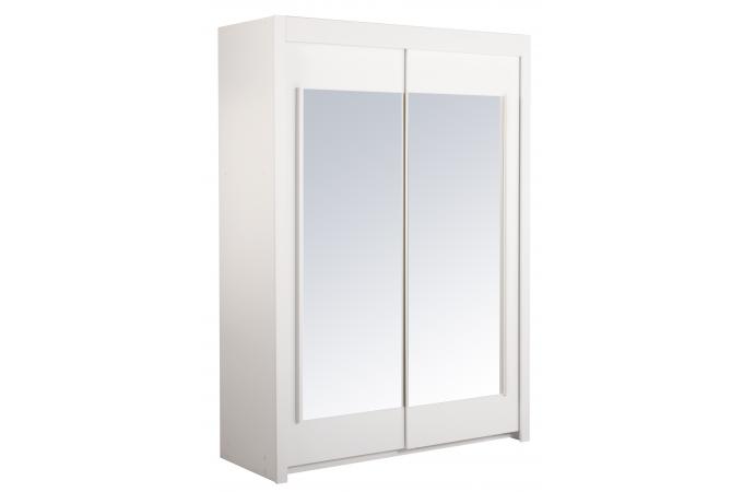 Penderie blanches 2 portes coulissantes MELISSA