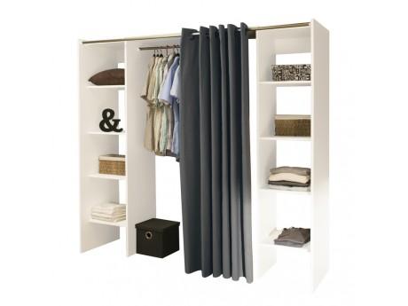 Dressing extensible EMERIC - L.112/185 cm - Blanc