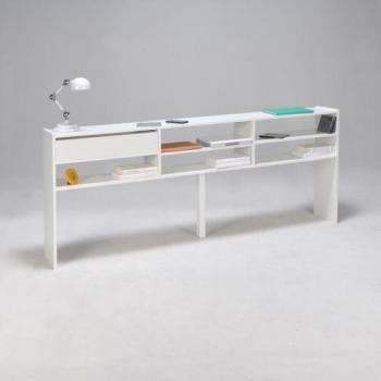 Etagère 192 5cm 1 tiroir TORONTO Blanc Etagère 192 5cm 1 tiroir TORONTO