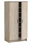 Meuble à chaussures 21 paires 2 portes en bois L54