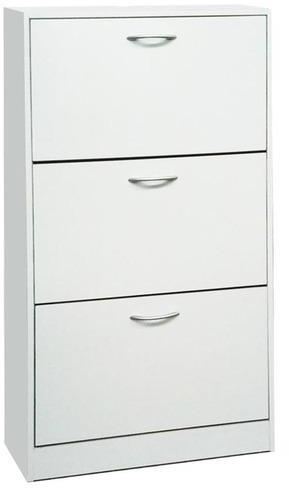 Meuble à chaussures blanc 63 cm avec 3 tiroirs