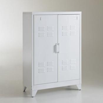 Armoire, vestiaire, métal, spécial soupente, Hiba