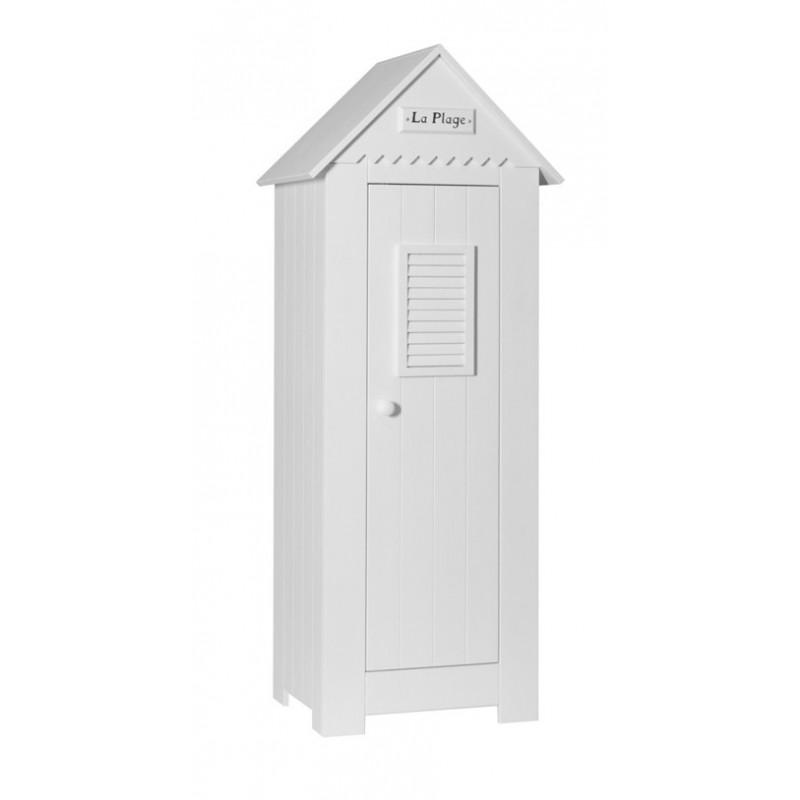 Armoire Cabine de Plage Simple en pin massif