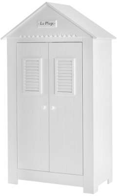 Armoire Cabine de Plage Double en MDF