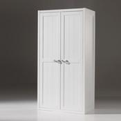 Armoire de chambre en bois laqué blanc Hauteur 200