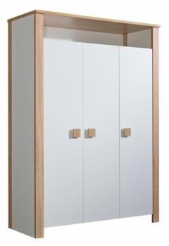 Armoire Lara trois portes Chêne Armoire Lara trois portes