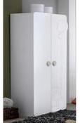 Armoire de chambre enfant 2 portes en bois L106cm