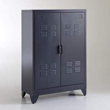 Armoire, vestiaire, métal, spécial soupente, Hiba