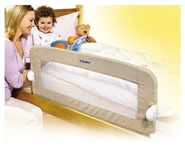 Tomy - Barrière de Lit Pliable Universelle Beige