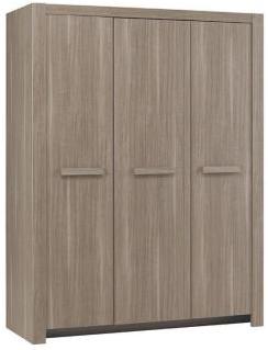 Armoire Enfant Auckland 3 Portes Chêne Cerisé Armoire Enfant Auckland 3