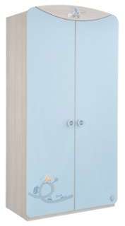 Armoire moderne à 2 portes ouvrantes pour chambre